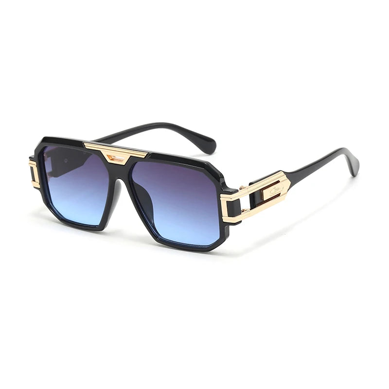 New Fashion Retro Sunglasses Big Frame Men'S Sunglasses Punk Sunglasses UV400 Protection