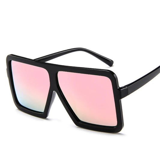 Oversized Plastic Square Sunglasses Women'S Designer Designer Big Frame Sun Glasses for Female Oculos Vintage Gafas De Sol Mujer