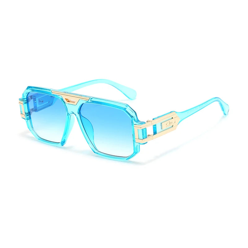 New Fashion Retro Sunglasses Big Frame Men'S Sunglasses Punk Sunglasses UV400 Protection