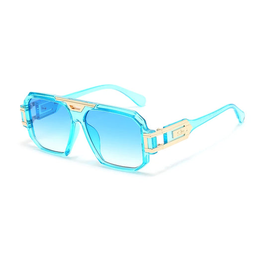 New Fashion Retro Sunglasses Big Frame Men'S Sunglasses Punk Sunglasses UV400 Protection